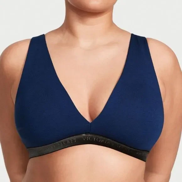 NWT Victoria’s Secret Cotton Wireless Lounge Bra - Picture 2 of 14